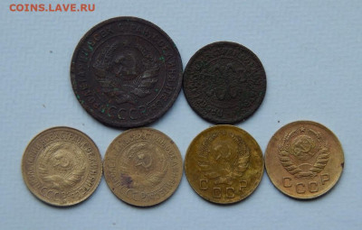 1 копейка 1935 года ст. обр.+5 монет по 1 копейке 1924-1938 - DSCN9656.JPG