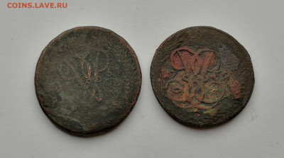 2 коп. 1758 надпись верх,2 коп. 1762 Елизавета 1 - IMG_20200516_130535
