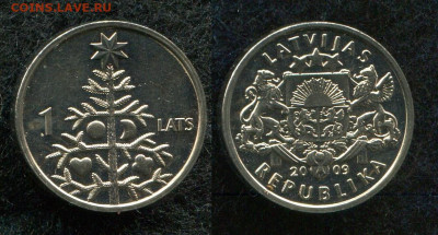 1 лат 2009 Латвия Новогодняя ёль до 22.05.20 в 22.00 мск - img833