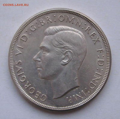 Австралия. Король Георг VI. 1 КРОНА 1937 года. UNC. - 1Крона1937.JPG