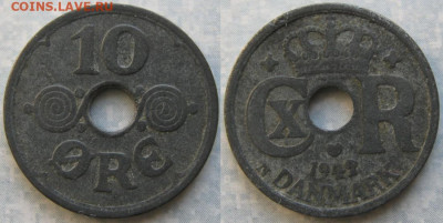 Дания 10 эре 1942 до 22-05-20 в 22:00 - Дания 10 эре 1942    9526