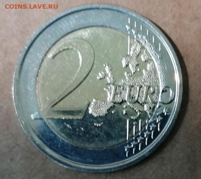 2 Евро Бельгия 2014 до 21.05.20 22.00 - Бельгия аверс