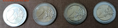 2 Евро 4 монеты Юбилейка до 21.05.20 22.00 - Греция, Словакия, Мальта, Португалия аверс