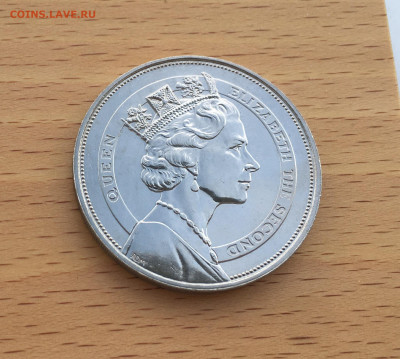 Сент-Люсия 10$ долларов 1985 Королевский визит UNC Крона - IMG_1674.JPG