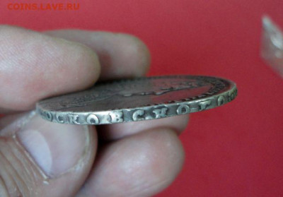 1 рубль Петра Второго 1728 года, короткий с низким стартом - DSC05843.JPG