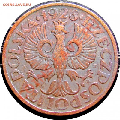 C43 Польша 2 гроша 1928 до 09.09 - C43 2 GROSH 1928_2