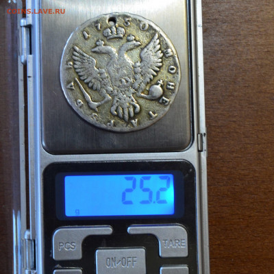 Рубль 1750 года с 1 рубля. - DSC_0905.JPG