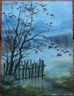 картина Сипягин "Поздняя осень". холст на оргалите, масло - сипягин Осень 42-31.JPG