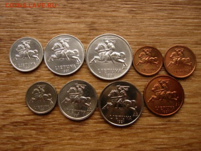 Литва набор из 9 монет 1991 с 5 лит до 22.05.20 в 22.00 М - IMG_6276.JPG