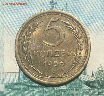 5 копеек 1956 года. UNC, до 26.05.2020г в 22:00 - 5FC6CAD0-2968-418B-9EB6-960B80613B94