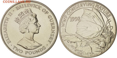 Крона Шайба Гернси 2 фунта 1998 бабочка Лимонница UNC фауна - 2RpKR8Sgzs5YJ4tJ7tKiqTc937ZfyH