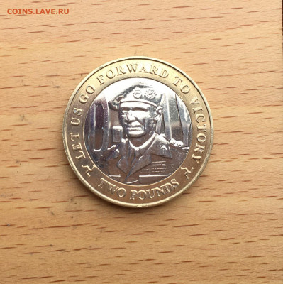 биметалл Остров Мэн 2 фунта 2019 День Д Монтгомери 75 лет Вы - IMG_1916.JPG