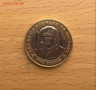 биметалл Остров Мэн 2 фунта 2019 День Д Монтгомери 75 лет Вы - IMG_1911.JPG