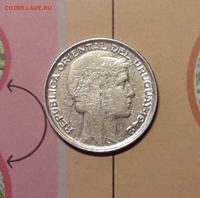 Уругвай 20 сентесимо 1942 до 24.05.2020 21.00 мск - Уругвай 20сентесимо42 а