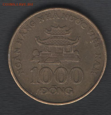 Вьетнам 1000 донгов 2003 до 24.05.2020 21.00 мск - Вьетнам 1000донг03 р