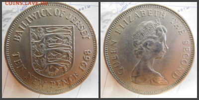 Джерси 10 новых пенсов, 1968 - 14