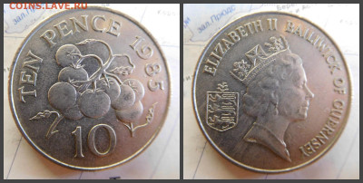 Гернси 10 пенсов, 1985 - 15
