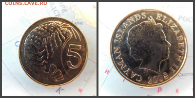 Каймановы острова 5 центов, 2008 - 23