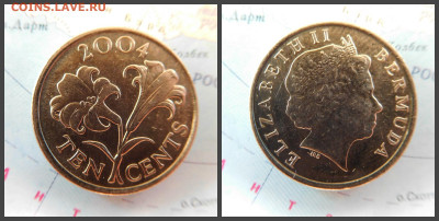 Бермуды 10 центов, 2004 - 24