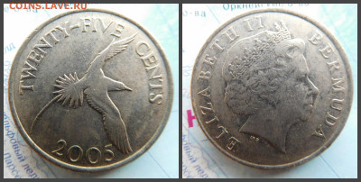Бермуды 25 центов, 2005 - 25