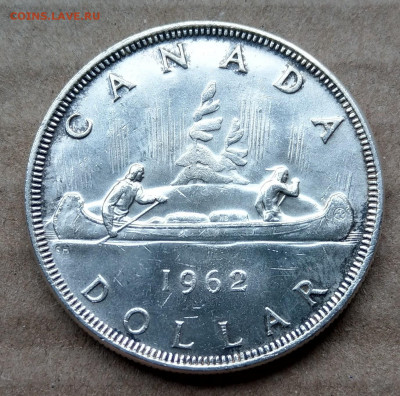 Канада 1 доллар 1962 до 22-00 22.05 - IMAG6921_2