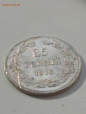 РИ. Финляндия. 1916. 25 пенни. XF до 24.05 в 22.00 - 15900694272721617273769
