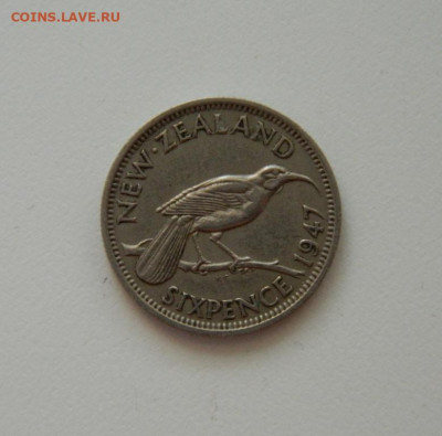 Новая Зеландия 6 пенсов 1947 г. (Фауна) до 28.05.20 - DSCN0043.JPG