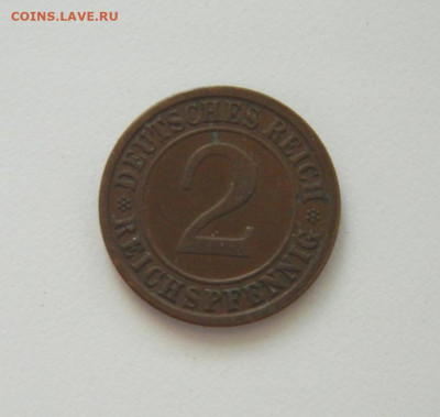 Германия 2 рейхспфеннига 1924 г. "J". до  28.05.20 - DSCN0038.JPG