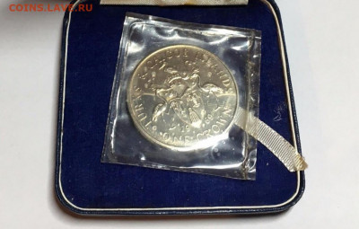 редкая Теркс и Кайкос 1 крона 1969 герб Фламинго PROOF ПРУФ - redkaja_terks_i_kajkos_1_krona_1969_gerb_flamingo_proof_pruf_shajba_v_pamjatnoj_korobke_tirazh_6000