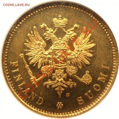 Коллекционные монеты форумчан (золото) - 20 Markkaa 1913 MS-66 (2).JPG