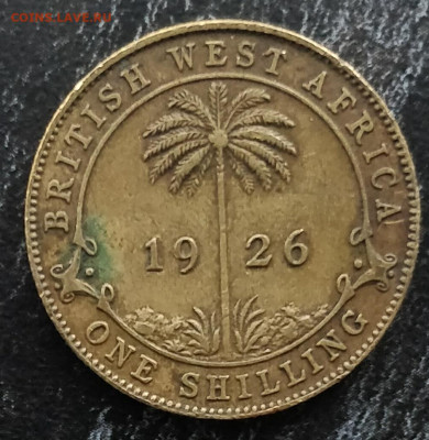 БРИТАНСКАЯ ЗАПАДНАЯ АФРИКА 1 шиллинг 1926 - помогите оценить - IMG_20200515_195306__01