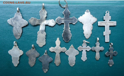 13 серебренных нательных крестиков - DSC00627.JPG