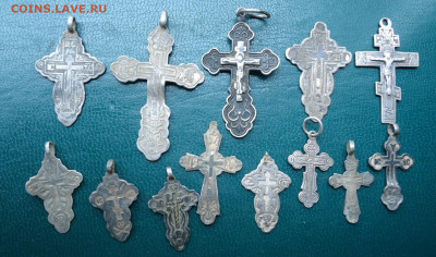 13 серебренных нательных крестиков - DSC00626.JPG