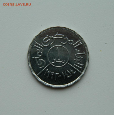 Йемен 1 риал 1993 г. (без обращения). до 28.05.20 - DSCN9994.JPG