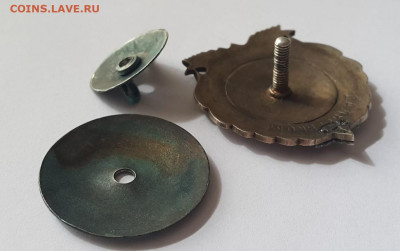 Знак за эспедицию на о-ва Врангеля 1924 Ссср 84" пробы - Z6