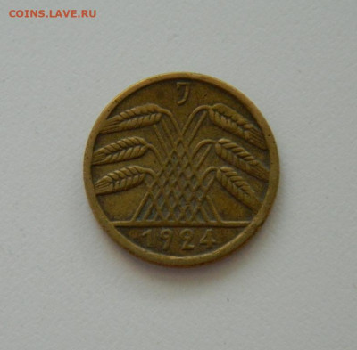 Германия 5 рентенпфеннигов 1924 г. "J" до 28.05.20 - DSCN0053.JPG
