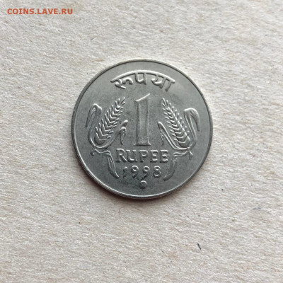 Индия 1 рупия, до 28.05. - kqS1HDnVeKE