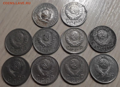 10 коп. 1931-1957 (10шт) до  2.06.2020 в 22.00 - Hc0-3JHk-gU