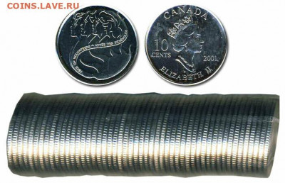 Канада. 2001. 10 центов. Год волонтёров UNC. До31.05 в 22.00 - 1191470610