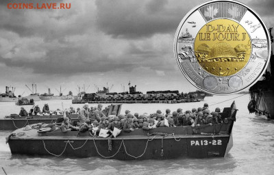 Монеты с Корабликами - Десантные катера типа LCVP