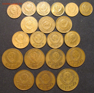 Дореформа, погодовка 1,2,3,5,10,15,20 коп,1931- 57г, 50 шт - IMG_7718.JPG