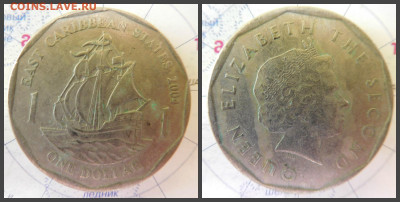 Восточные Карибы 1 доллар, 2004 - 9
