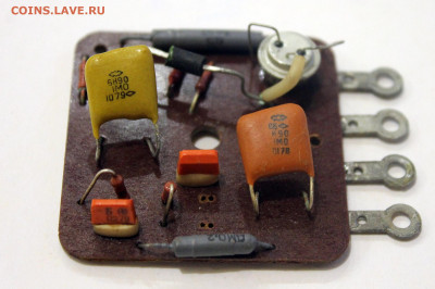 Золотые керамич. процессоры и советские детали с позолотой - Плата