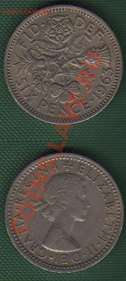 Великобритания 6 пенсов 1963 до 06.09.11 21-00 - Великобритания 6 пенсов 1963
