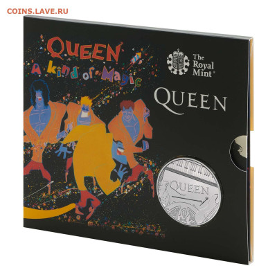 Великобритания 5 фунтов 2020 Queen Легенды Музыки - IMG_9440.JPG
