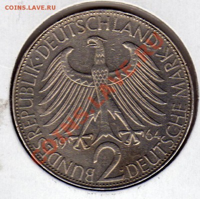 ФРГ 2 марки 1964 J  М.Планк до 08.09.11 в 22.00мск (485) - img564