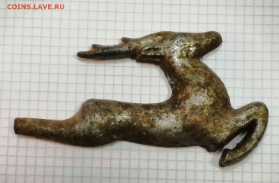 Накладки фигурки оленей на решетку радиатора машины СССР - 7