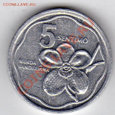 Филиппины 5 сентимо 1984 Цветок до 08.09.11 в 22.00мск (488) - img588