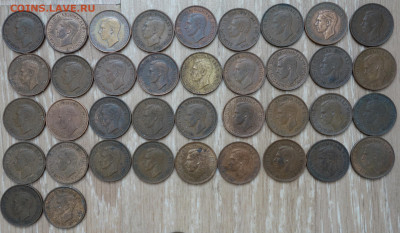 Великобритания фартинги Георг 6, фикс - Ге61