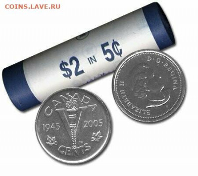 Канада.2005.5 центов.ПОБЕДА WWII UNC*5 шт до07.06в22.00 - 1154855044